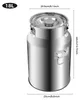 201 boîtes en acier inoxydable 18L fermenteur baril maison Voir les images du produit 8