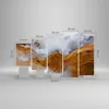 Bild auf Leinwand - Leinwandbild - 5 Teile - Berge Wolken Produktbild-Vorschau 3
