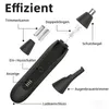 Nasenhaartrimmer, Wiederaufladbar Nasenhaarschneider 2 in 1 Produktbild-Vorschau 2