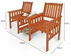 CASARIA® Panchina da Giardino in Legno Acacia Resistente Anteprima dell’immagine prodotto 4