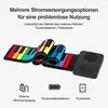 Home-Keyboard Regenbogen Roll-Up Keyboard Tragbares Silikon Produktbild-Vorschau 5