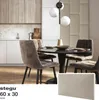 STEGU Wandkissen Solid creme-beige Gewebte-Optik 30 x 60 cm Produktbild-Vorschau 3