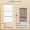 Mobiletto per scarpe HOMCOM con 3 ante, modello stretto, Anteprima dell’immagine prodotto 6