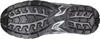 The underside of a black and gray shoe sole. Produktbild-Vorschau