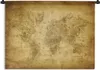 MuchoWow® Wandteppich Wandbehang Weltkarte - Retro - Produktbild-Vorschau 1