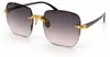 Modische Damen-Sonnenbrille mit goldenen UV-Akzenten Produktbild-Vorschau 2