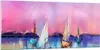 Bilder auf glas - Segelboot See - 120x50cm - Glasbilder - Produktbild-Vorschau 1