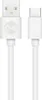 A white USB-A to USB-C charging cable is shown against a white background. Podgląd zdjęcia produktu