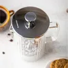 Kaffee- und Tee-Ei Glas 350ml French Press silber KLAUSBERG Produktbild-Vorschau 13