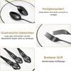 40-teiliges Edelstahl-Besteckset für 8 Personen, schwarz Produktbild-Vorschau 3