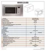 PKM MW800-20.8EB, Integriert, Solo-Mikrowelle, 20 l, 800 W, Produktbild-Vorschau 7