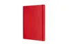 Notizbuch XL 19x25cm blanko Softcover scharlachrot. Produktbild-Vorschau 2