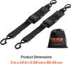 VEVOR upevňovacie popruhy s račňou, 5,08x60,96 cm Náhľad obrázku produktu 8