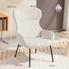 HOMCOM Ohrensessel Wohnzimmer Sessel Loungesessel Produktbild-Vorschau 3
