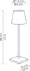Zafferano Poldina Pro Tischlampe - Aufladbare LED Produktbild-Vorschau 4
