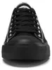 Canvas Sneaker Freizeitschuhe Sportschuhe Uni Schwarz 43 EU Produktbild-Vorschau 3