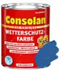 Consolan Wetterschutz-Farbe 0,75 L sommerblau Produktbild-Vorschau 1