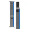 Apple Watch Armband Cubenest Trail Loop Grau mit Blauw - Produktbild-Vorschau 3