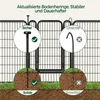 Yaheetech 16-teilig Welpenlaufstall Welpengitter 100 cm H, Produktbild-Vorschau 8