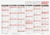 2027 BRUNNEN Tafelkalender A3 1S/6Monate Produktbild-Vorschau 1