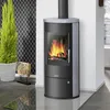 Justus Austin 7 Kaminofen Stahl Schwarz / Speckstein Produktbild-Vorschau 2