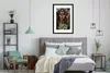 MuchoWow® MuchoWow® Gerahmtes Poster Frau - Blumen - Farbe Produktbild-Vorschau 7