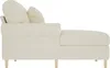 Side view of a beige sofa bed. Náhled obrázku produktu