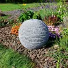CLGarden Granit Springbrunnen Kugel 30cm geriffelt mit Produktbild-Vorschau 5