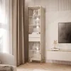 Vitrine AURORA KASZMIR mit LED-Beleuchtung und gerade Beine Produktbild-Vorschau 2