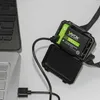 A battery pack is connected to a laptop via a USB cable. Anteprima dell’immagine prodotto