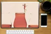 MuchoWow® Laptop Aufkleber Sticker Cover Frau - Wein - Produktbild-Vorschau 2