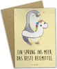 Mr. & Mrs. Panda Klappkarte Sommermeerheilkraft - Gelb Produktbild-Vorschau 1