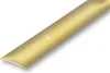 (13,78EUR/m) 40 x 900 mm Messing Übergangsprofil gelocht Produktbild-Vorschau 1