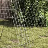vidaXL Gabbia per polli argento 650 x 100 x 85 cm Acciaio Anteprima dell’immagine prodotto 4