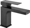 Robinetterie de lavabo à poser Céramique basse noire Laveo Voir les images du produit 1