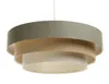 Lampa wisząca ERUTAN TRIPLE zielona/beżowa/kremowa Podgląd zdjęcia produktu 1