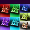 Scaffale sospeso in acrilico per vino, con illuminazione Anteprima dell’immagine prodotto 7