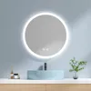 EMKE Rund Badspiegel 70cm mit 3 LED Lichtfarben + Dimmbar Produktbild-Vorschau 1