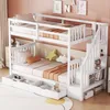 OKWISH Lit Superposé 90x200 cm - Lit Enfant Avec Étagère Voir les images du produit 1