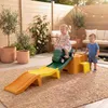 KOMFOTTEU Erweiterbare Kinderachterbahn mit Rutschauto bis Produktbild-Vorschau 2