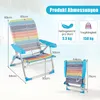COSTWAY 2er Set Strandstühle klappbar leicht, Campingstühle Produktbild-Vorschau 3