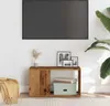 PUEAZU TV-Schrank Altholz-Optik 60x24x32 cm Holzwerkstoff - Produktbild-Vorschau 4