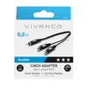 ViVanco™46027, Schwarz, RCA, 2 x RCA, Männlich, Weiblich, Produktbild-Vorschau 2