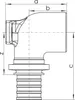 REHAU Wandwinkel, RAUTITAN RX+, 20, Rp 1/2, kurz, 1 Stk. Produktbild-Vorschau 3
