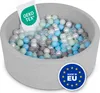 Selonis suchy basen okrągły z piłeczkami 6cm jasnoszary: Podgląd zdjęcia produktu 8