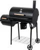 Holzkohlegrill 64 x 37 cm und Räucherofen mit Ablage, XXL Produktbild-Vorschau 1