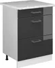 Mobiletto base per cucina Vicco R-Line Antracite lucido 60 Anteprima dell’immagine prodotto 1