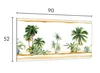 Glas-Herdplattenschutz 90x52 Palmen Produktbild-Vorschau 2