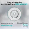 Image shows a dial with timer settings, likely for an appliance. Produktbild-Vorschau