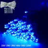 1M 10 LED luci fata batteria azionato batteria blu indoor Anteprima dell’immagine prodotto 4